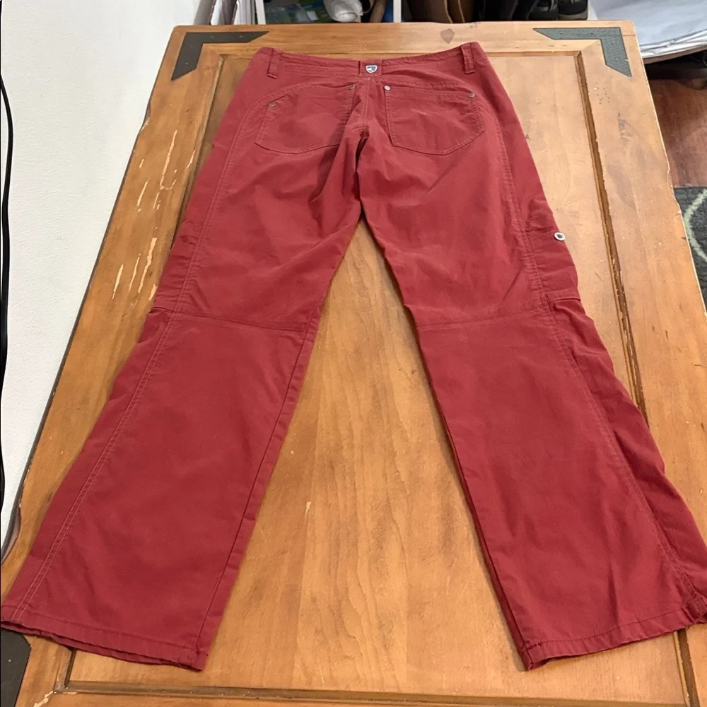 Kuhl Brick Red Red Cargo Pants Size 4